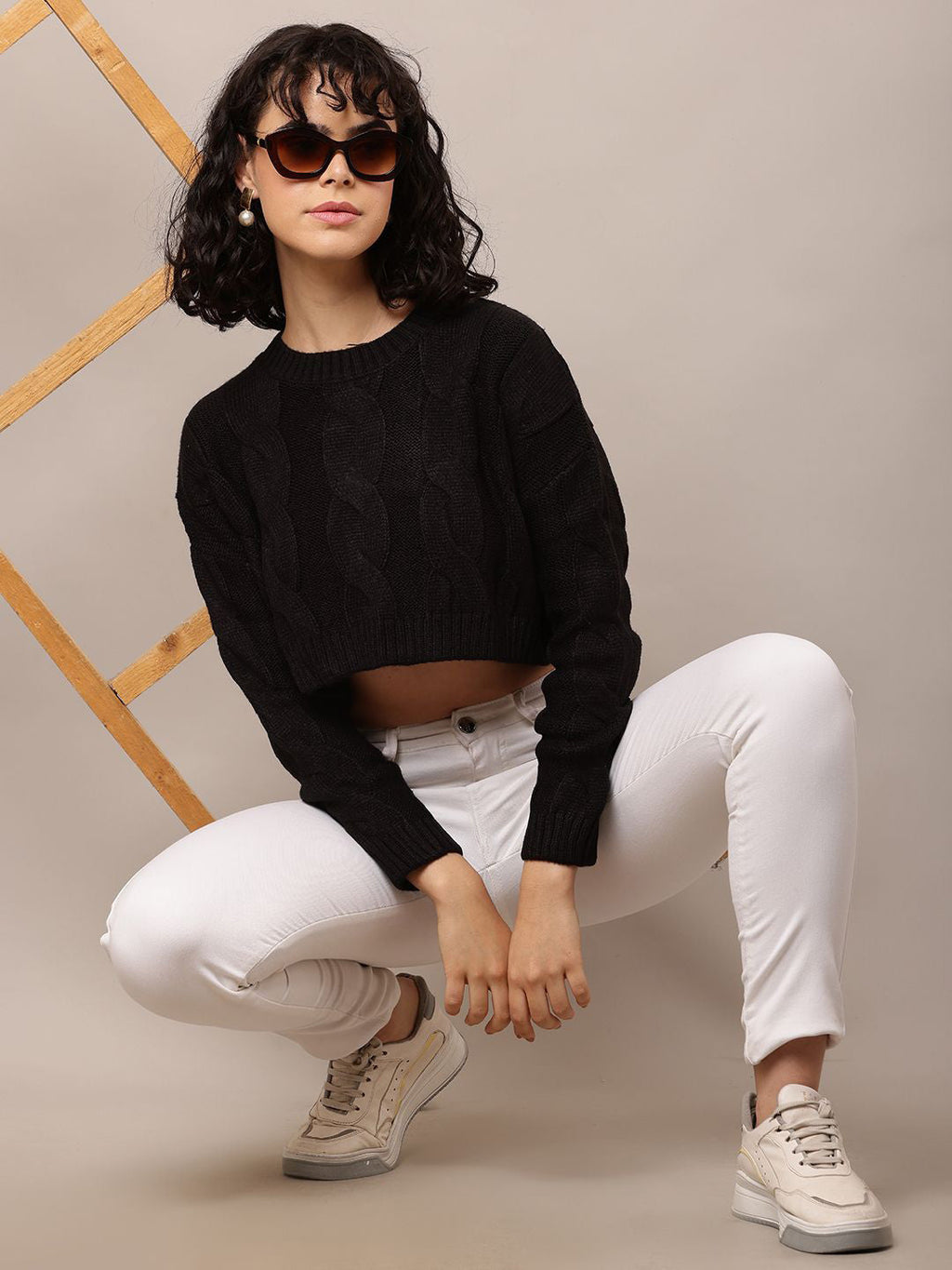 Midnight Cozy Round Neck Pullover