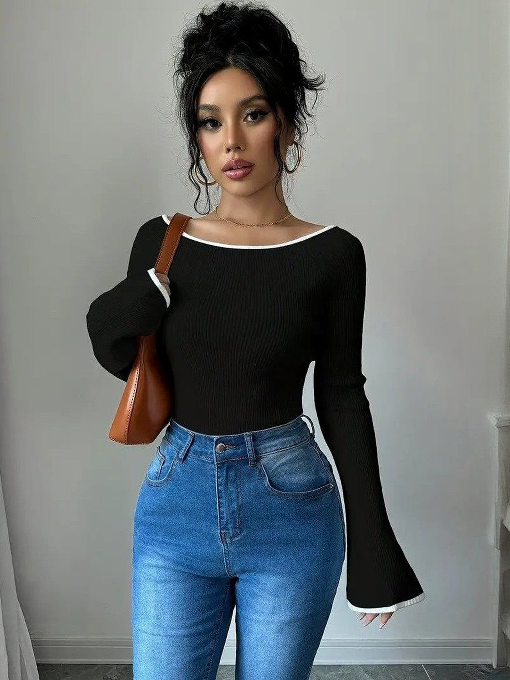 Midnight Muse Boat Neck Top