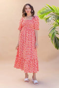 Enchanting Printed Maxi Dress