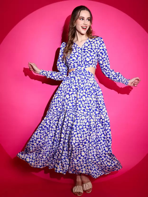 Floral Elegance Maxi Dress