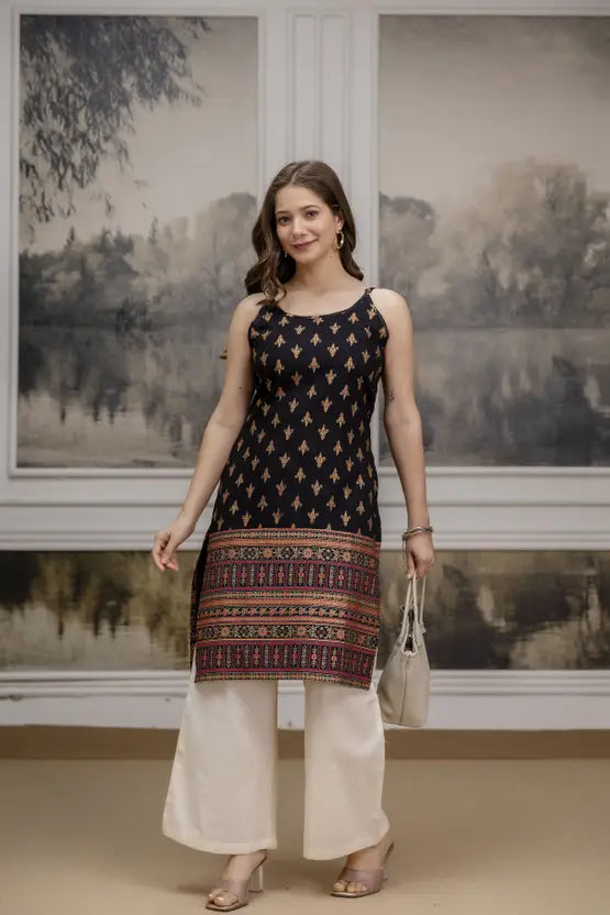 Classic Black Breeze Kurta