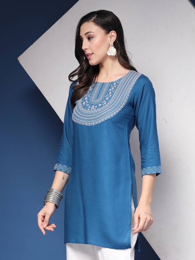Sky Serenity Viscose Kurta
