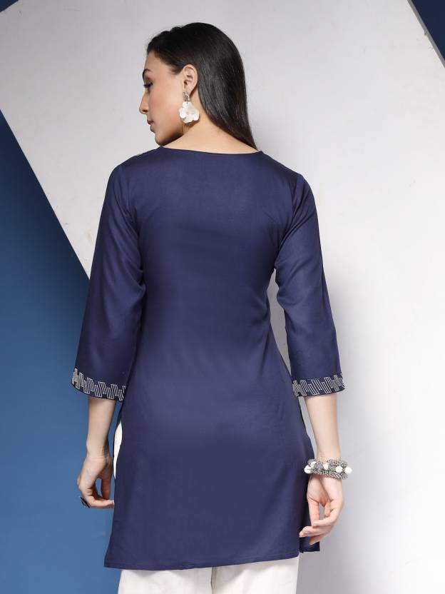 Blue Horizon Embroidered Kurta