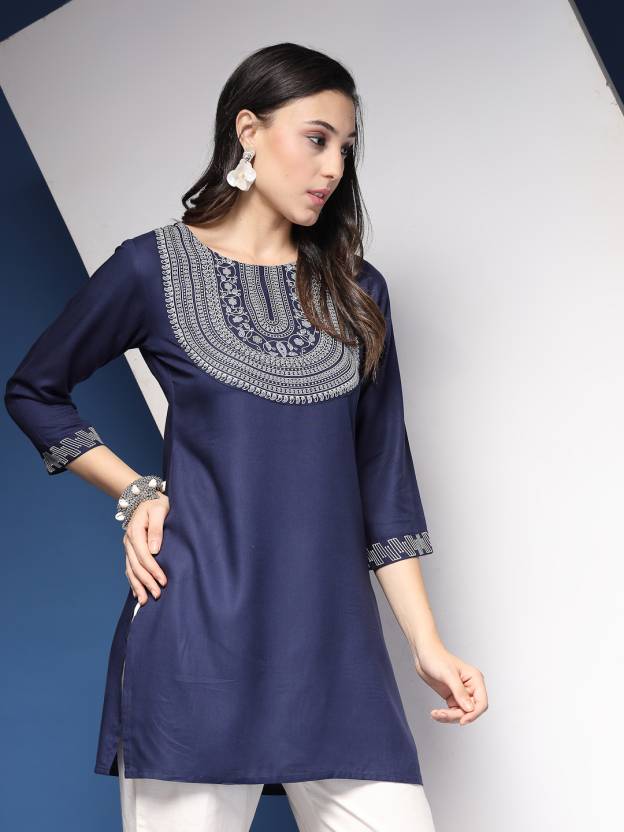Blue Horizon Embroidered Kurta
