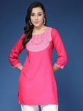 Pink Harmony Viscose Kurta