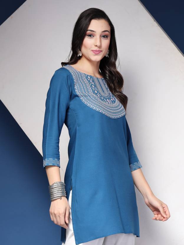 Sky Serenity Viscose Kurta