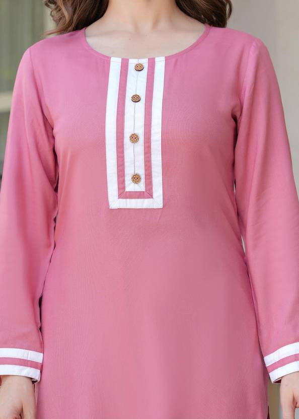 Peach Blossom Straight Kurta