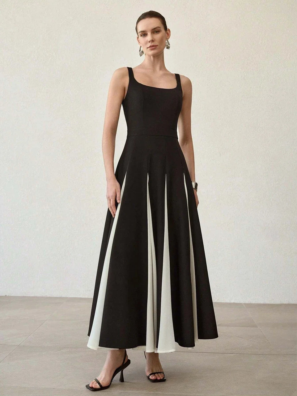 Midnight Muse Colorblock Maxi Dress