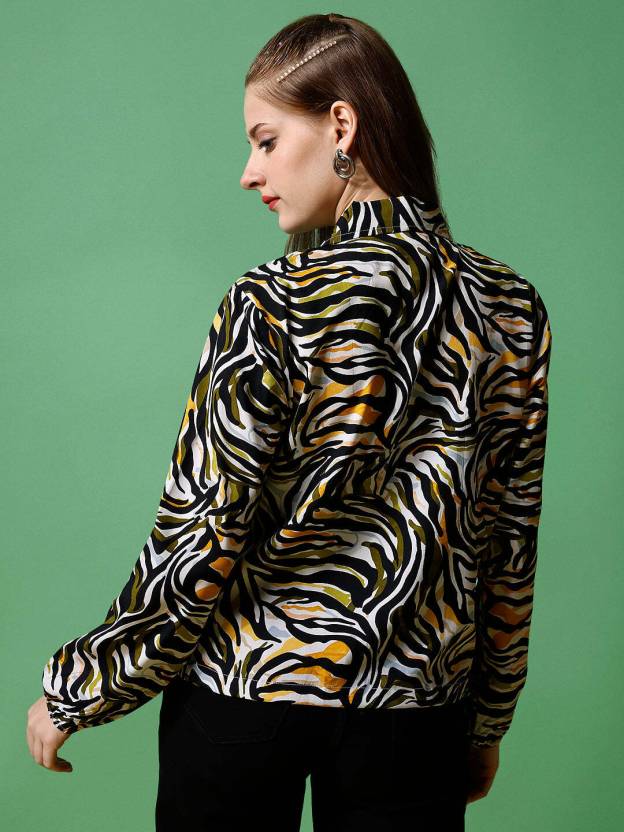 Multicolor Printed Full Sleeves Shirt