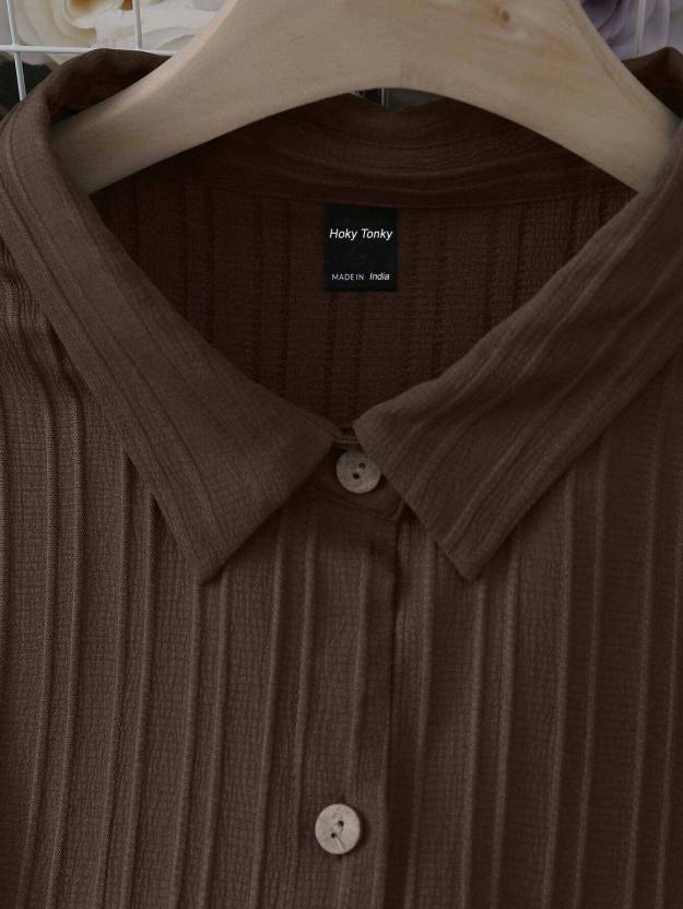 Chic Collared Shirt Dress