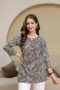 Modern Muse Geo Print Short Kurta