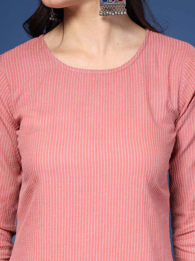Timeless Peach Casual Kurta
