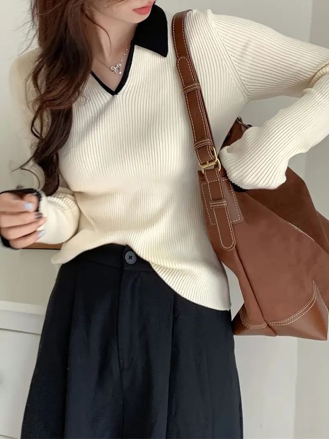 Classic Glow V-Neck Top